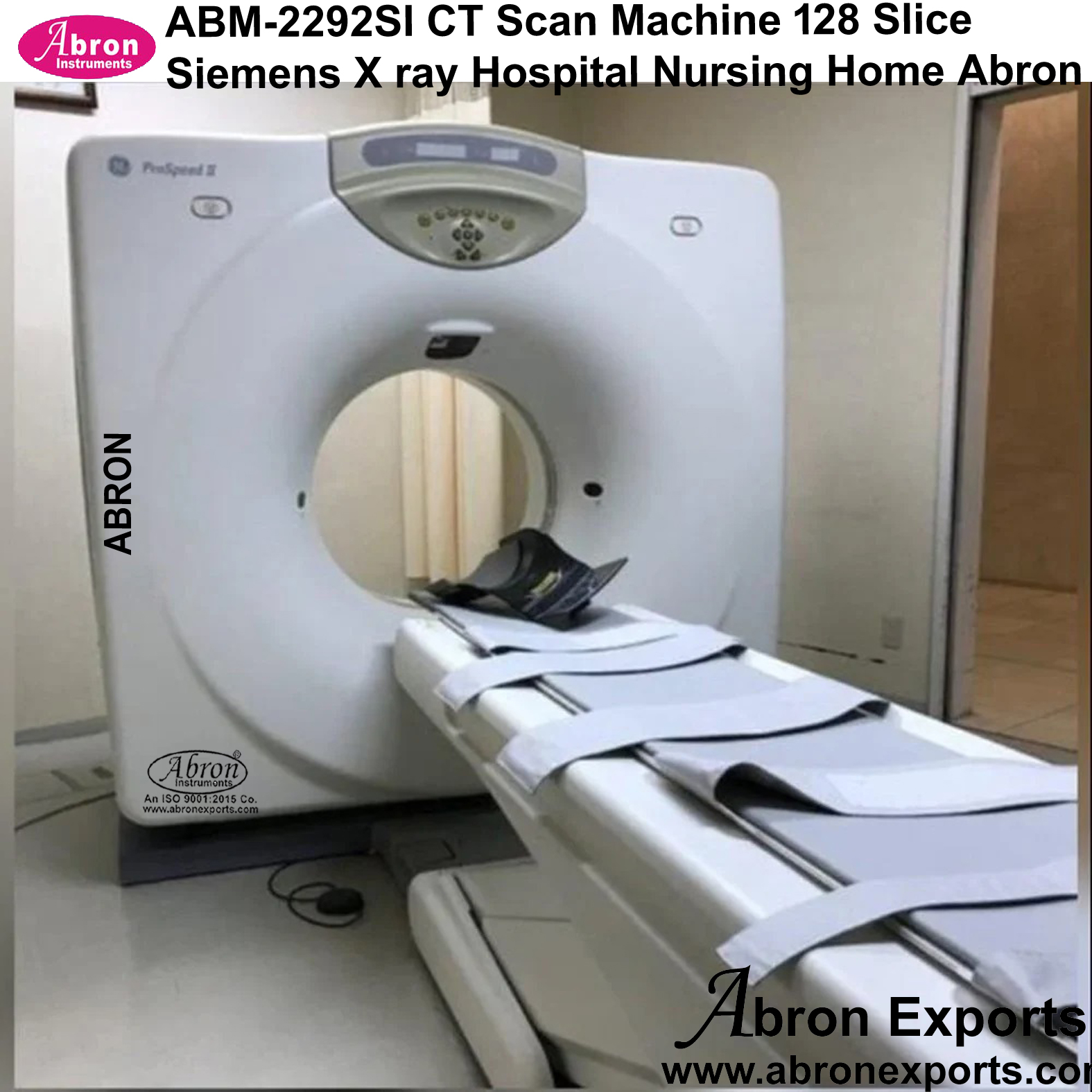 CT Scan Machine 128 Slice Siemens X ray Hospital Nursing Home Abron ABM-2292SI 